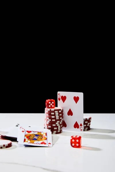 No Commission Baccarat table layout with Player and Banker betting areas